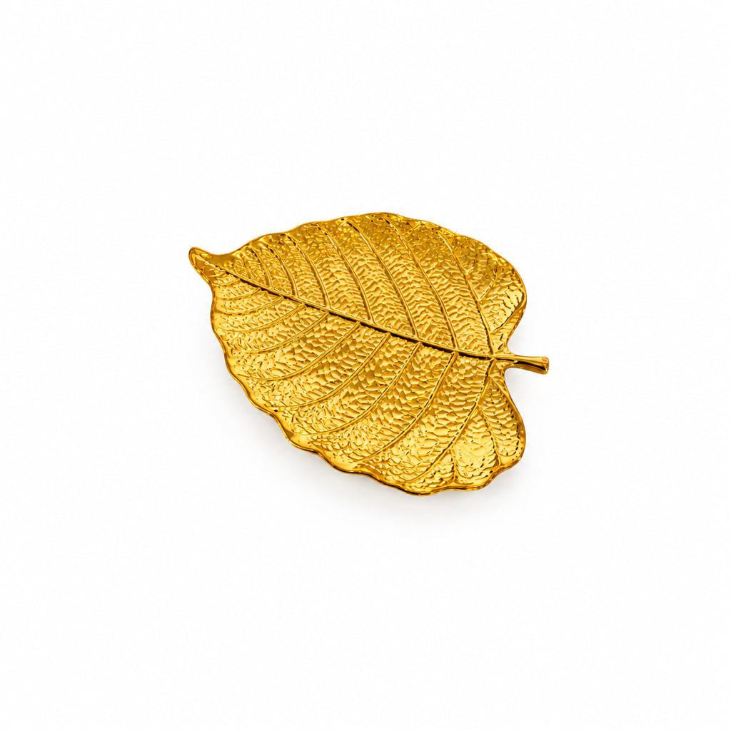 Leaf Golden Plate (Small)