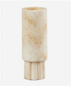 Travertine Column Vase (Small)