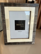 Bone Inlay & Distressed Wood Photo Frame (Large)