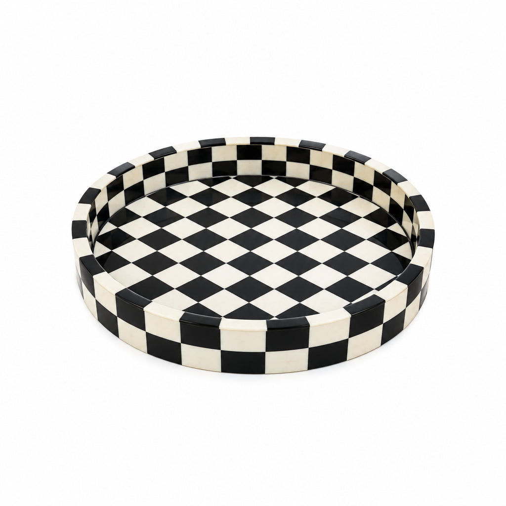 Round Monochrome Tray