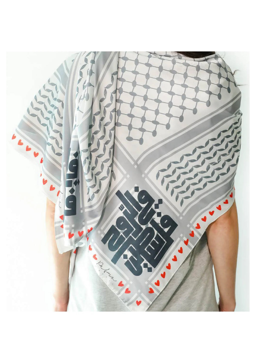 Left My Soul In Palestine Silk Scarf