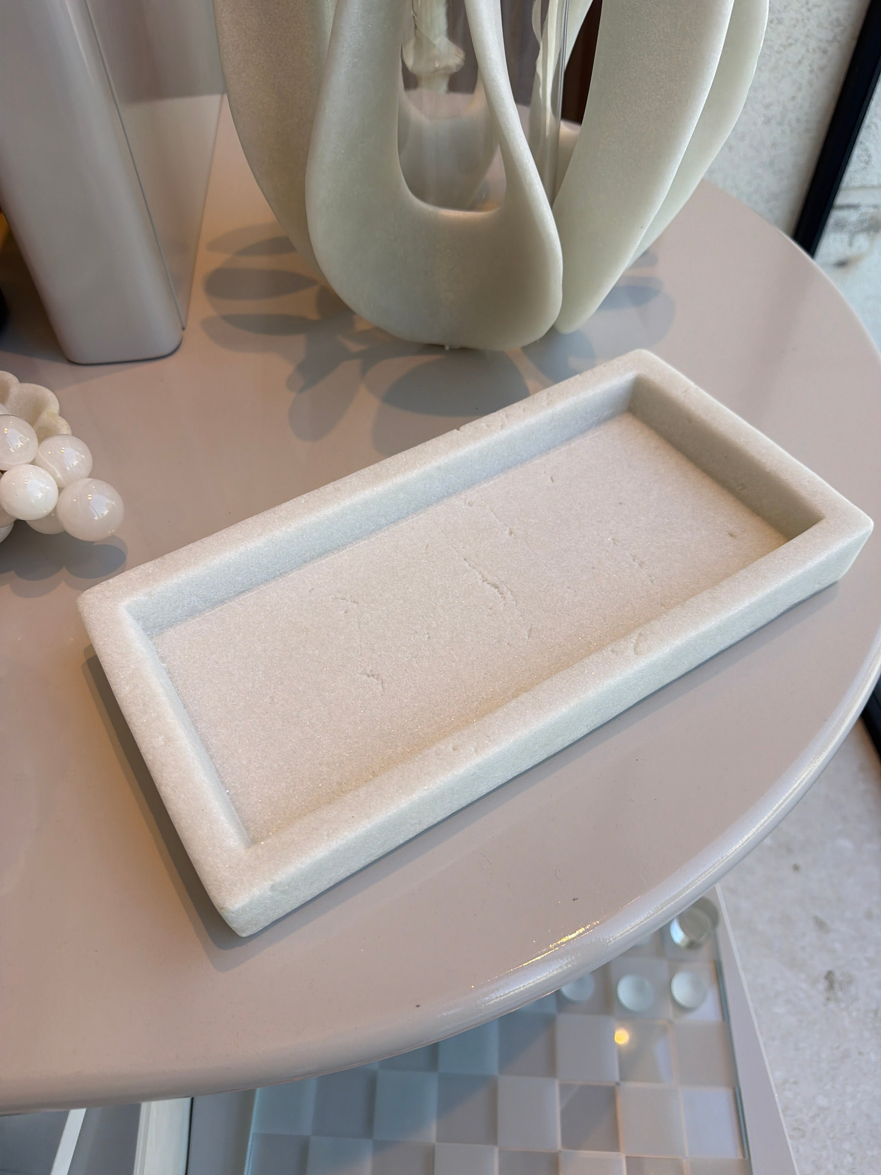 Heavy resin rectangle