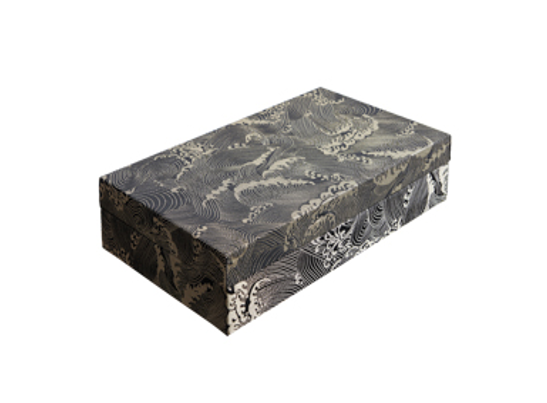 Japanese Wave Traditional Print Keepsake Box