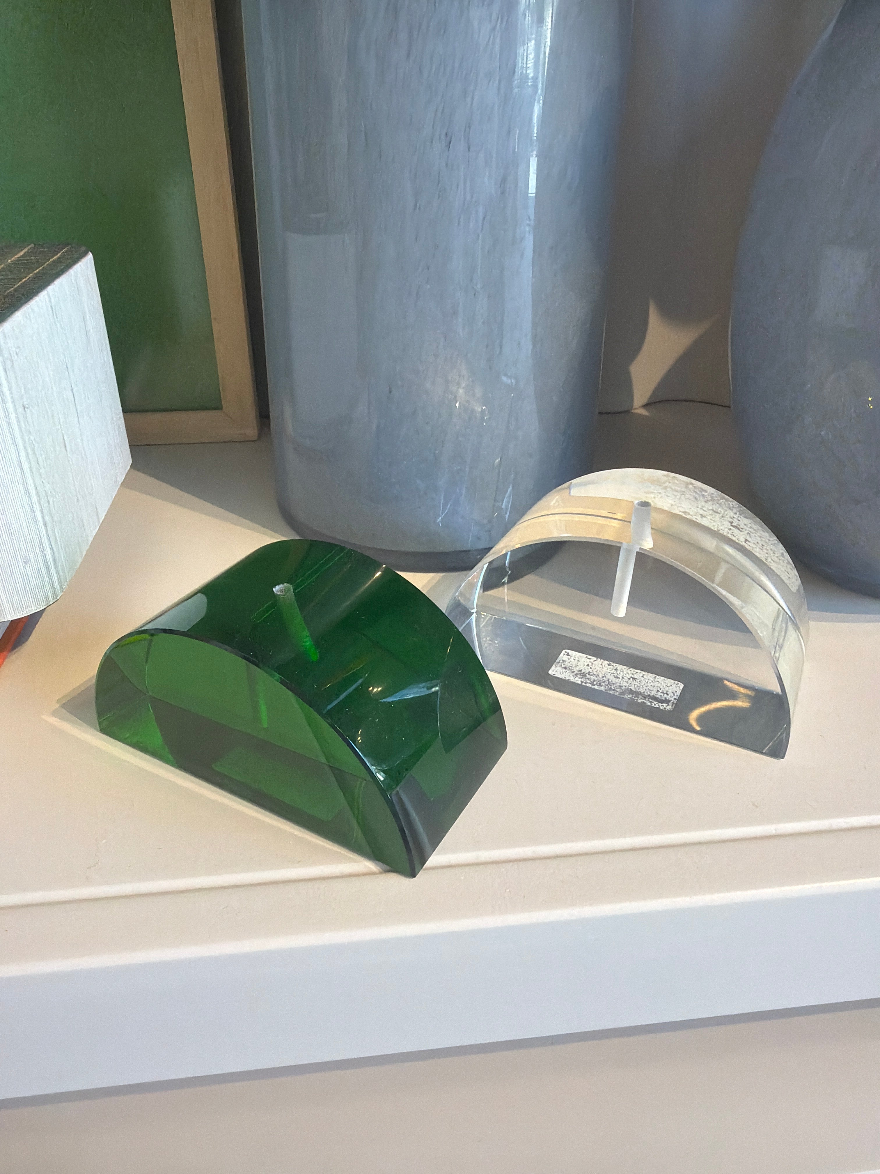 Green Arch Acrylic Incense Holder
