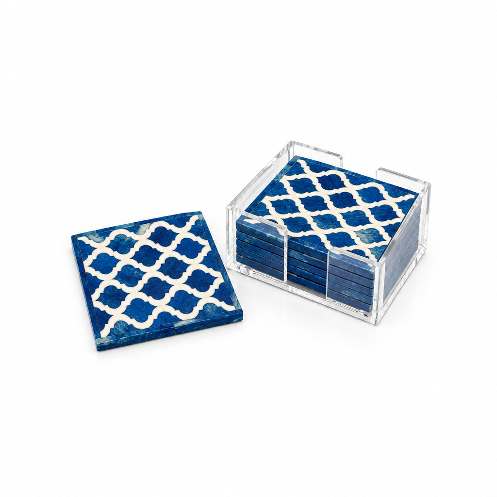 Blue Bone Coasters