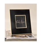 Black Horn Inlay Photo Frame