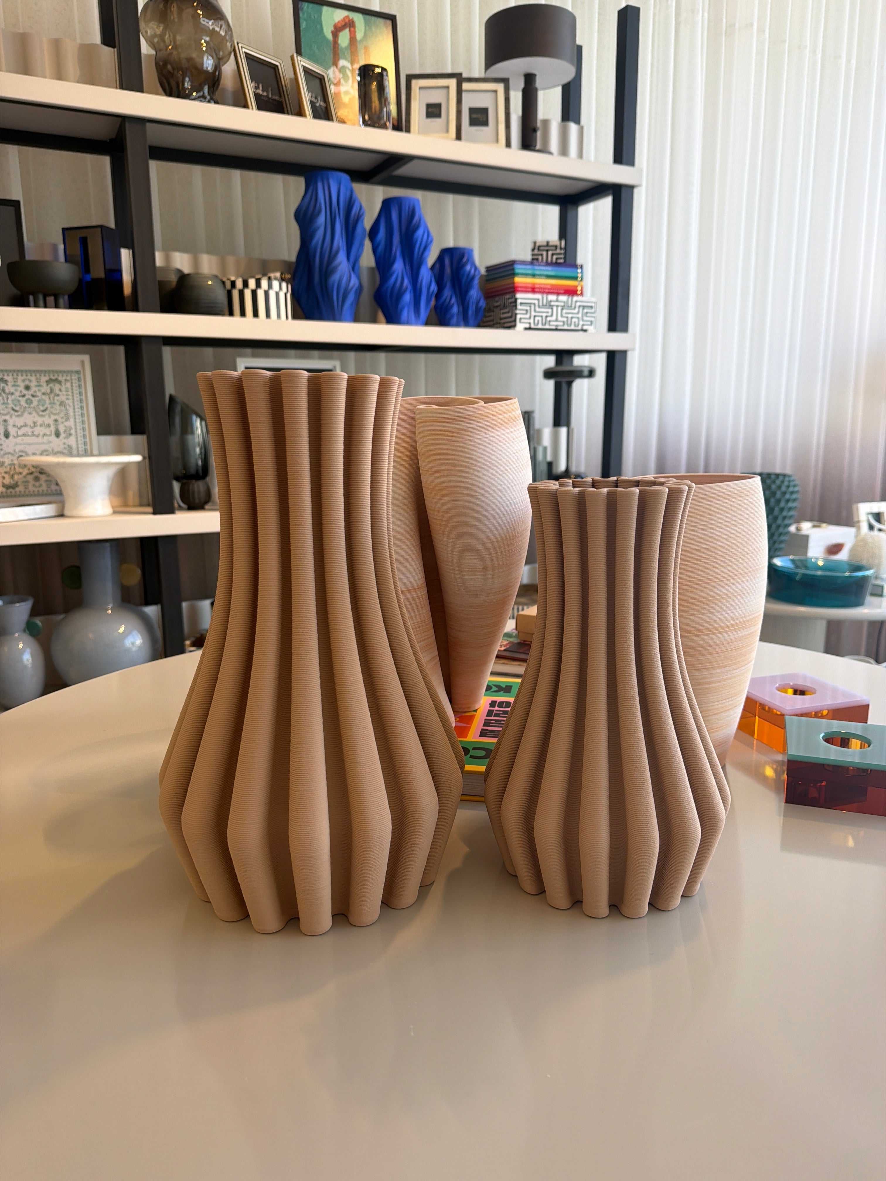 Peachy Vertical Vase