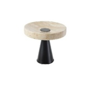 Travertine Pedestal Fruit Bowl