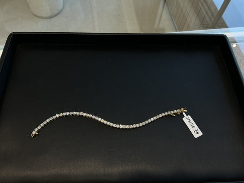 3.5MM ROUND TENNIS LAB GROWN BRACELET LB007
