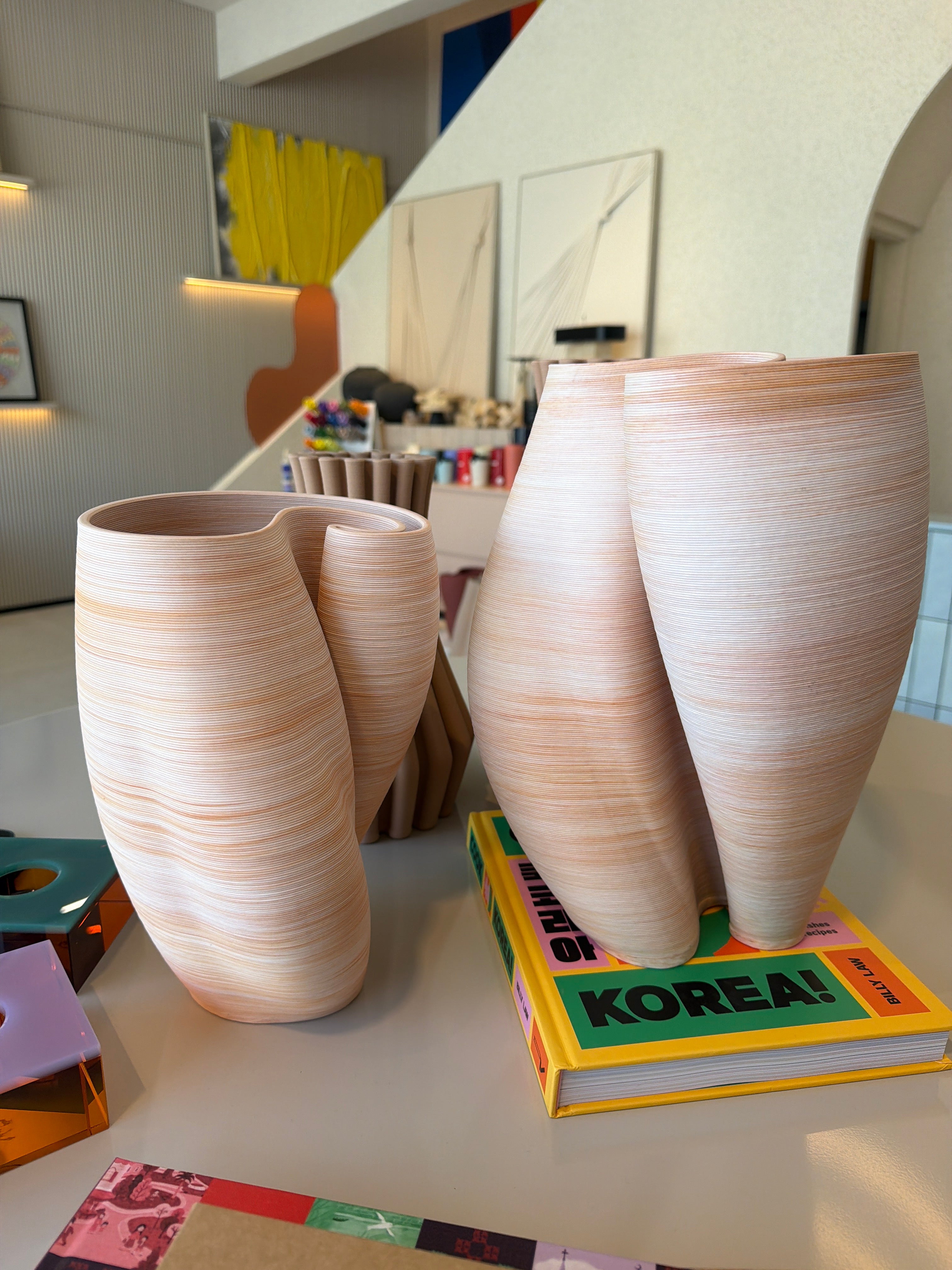 Pink Shell Vase