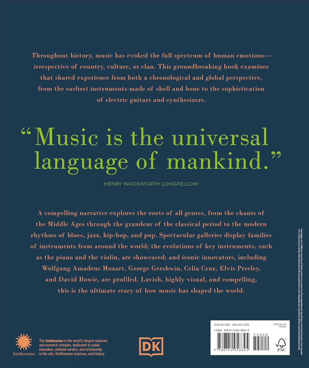 Music: The Definitive Visual History (DK Definitive Visual Encyclopedias)