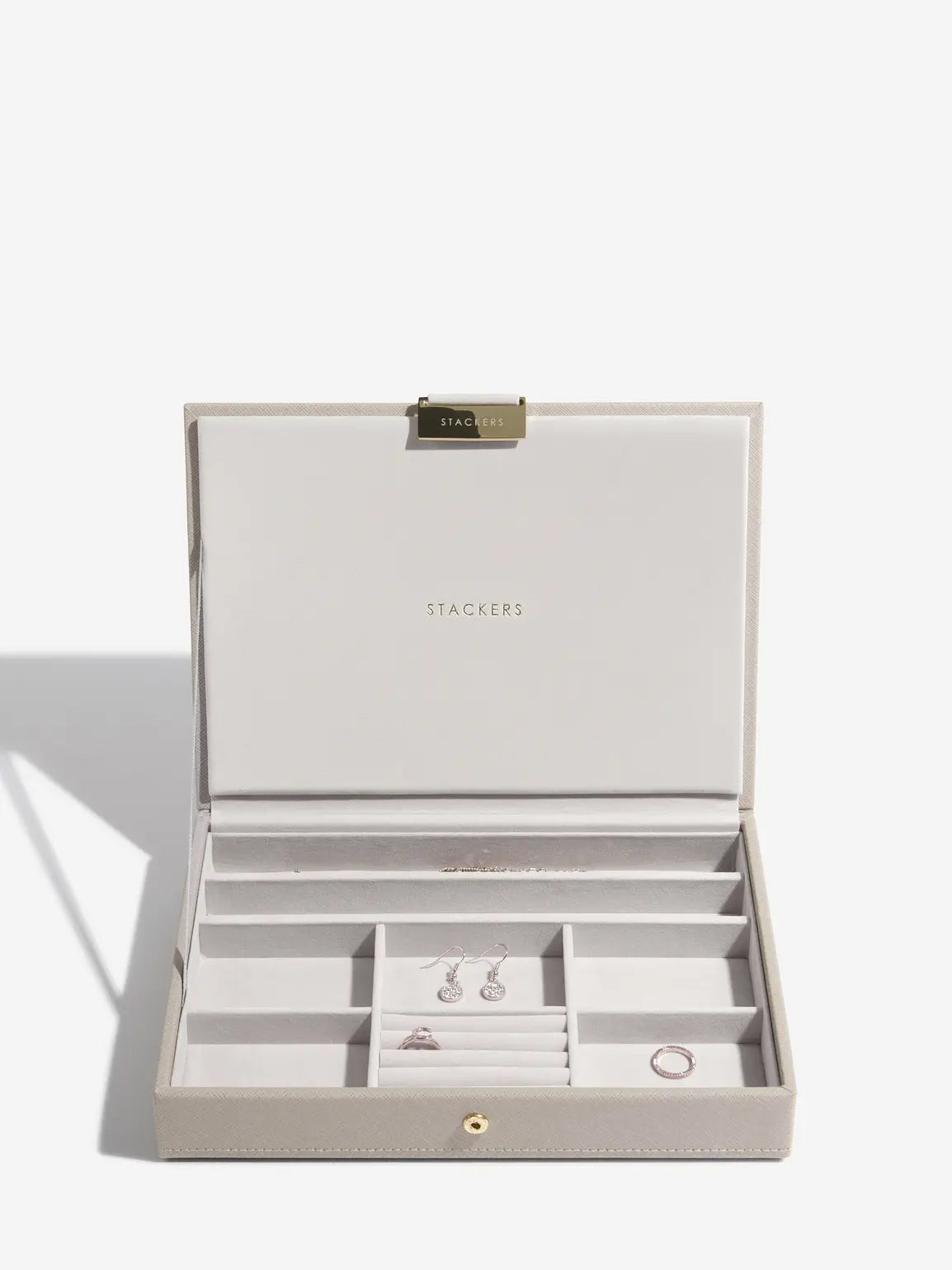 Classic Jewellery Box Lid Taupe