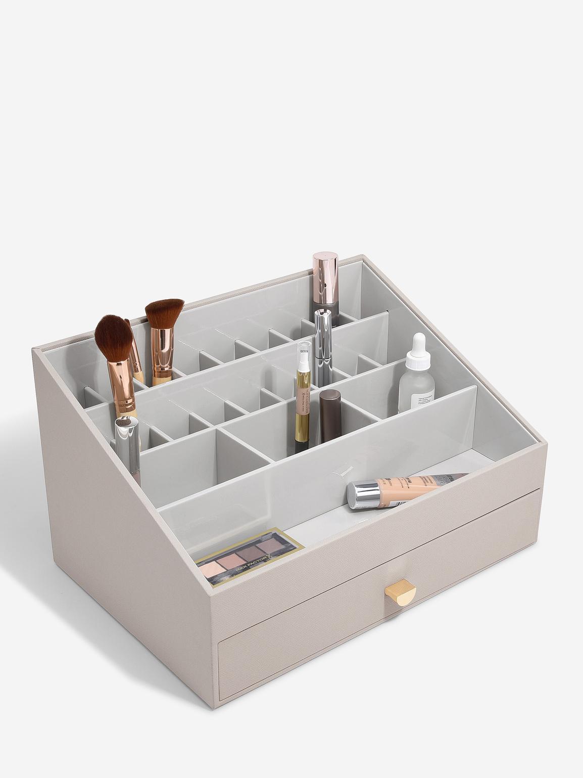 Makeup Organiser Large Taupe