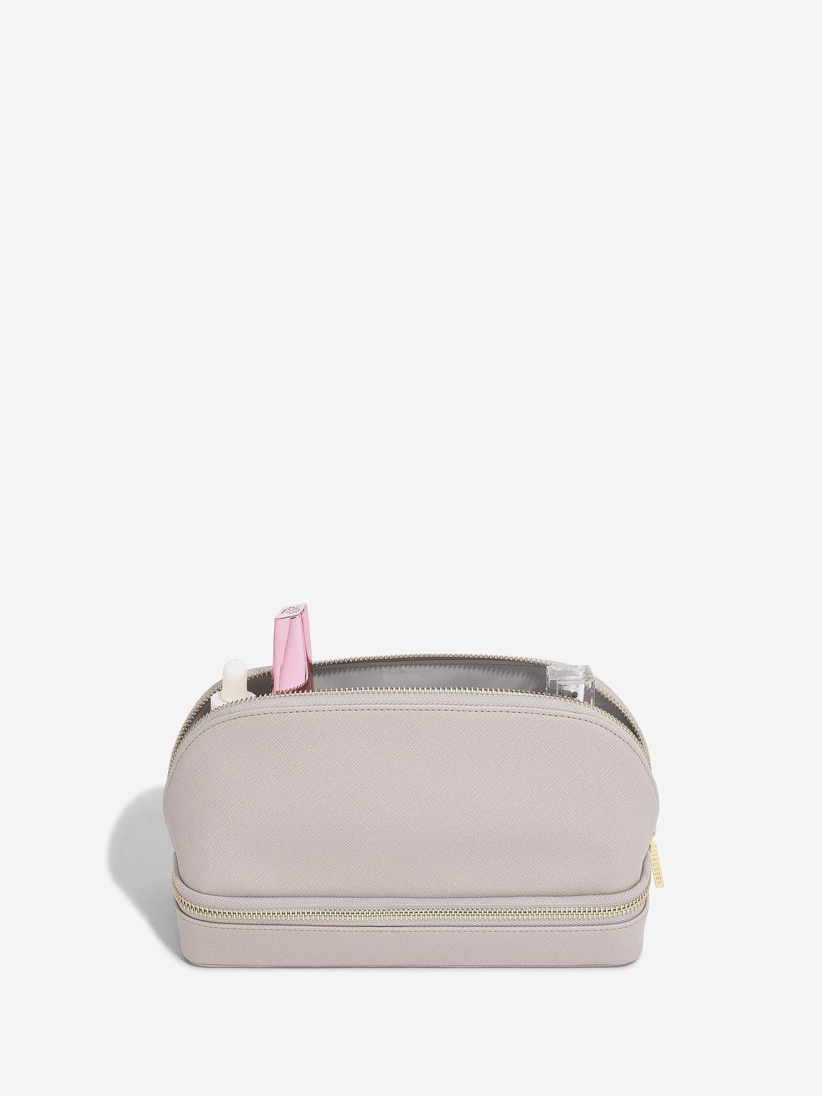 Cosmetic and Jewellery Bag Taupe