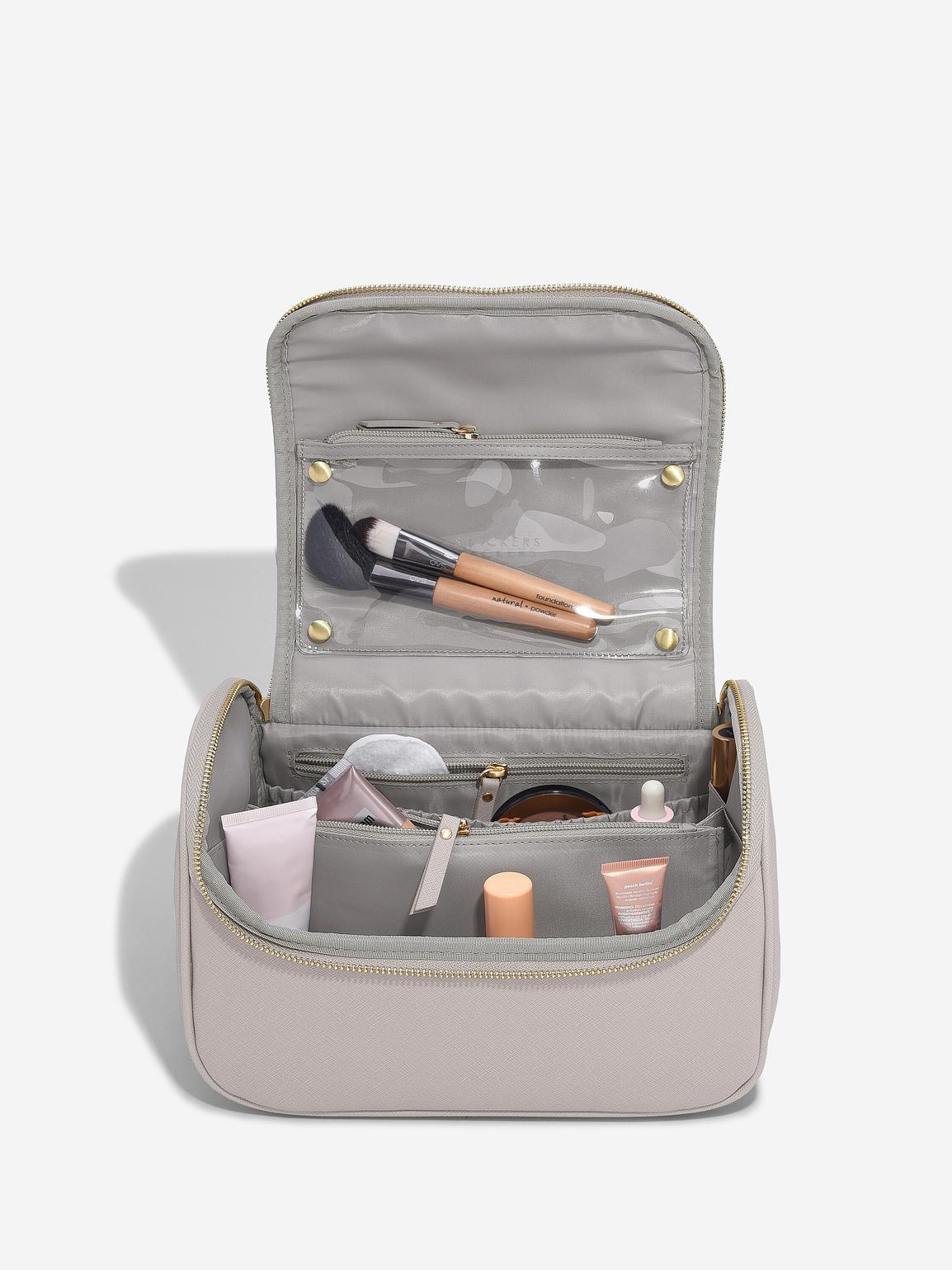 Large Cosmetic Case Taupe