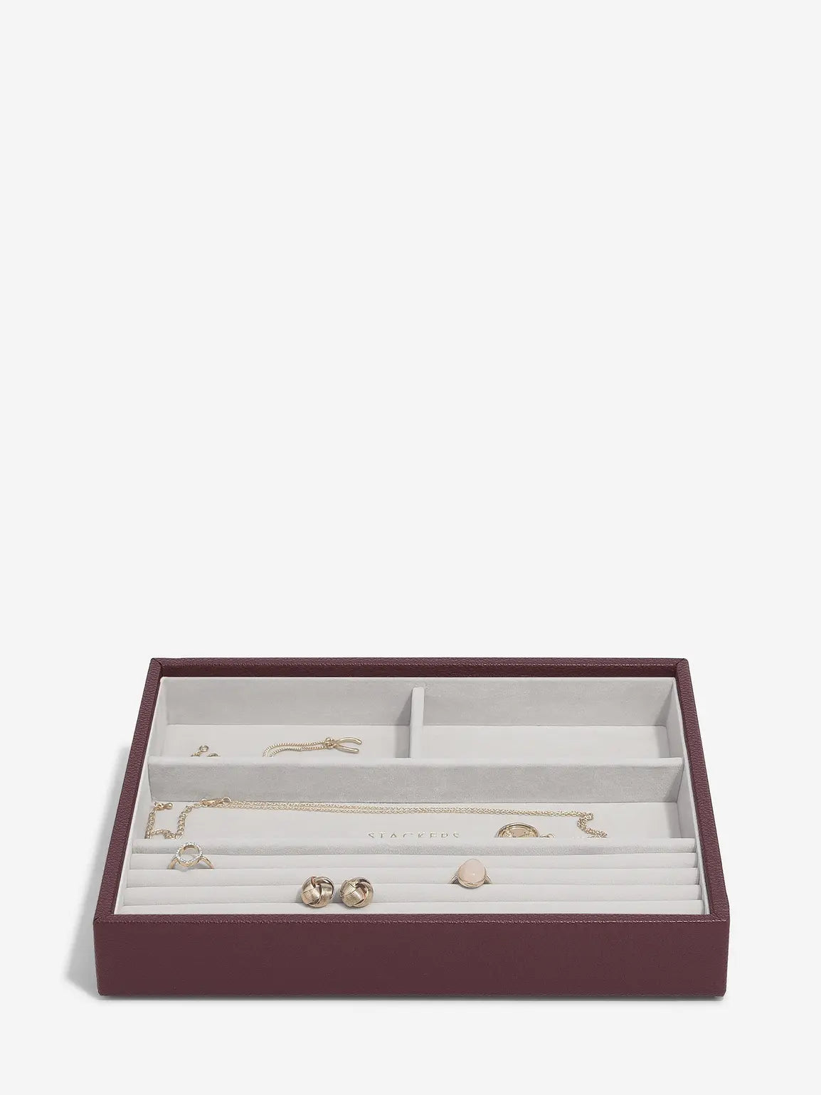 Classic Ring Bracelet Layer Burgundy