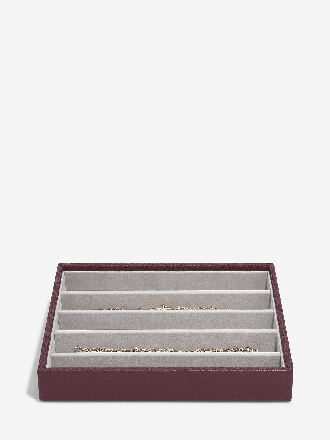 Classic Necklace Layer Burgundy