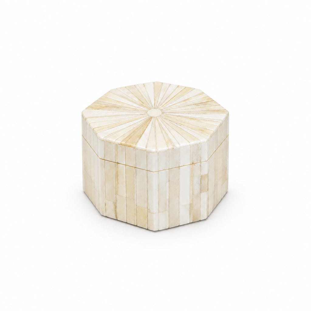 Ivory Geometric Box