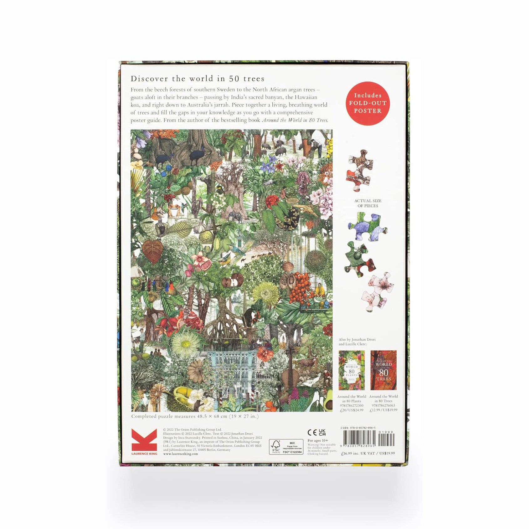 World Of 50 Trees 1000 Piece Jigsaw Puzzle