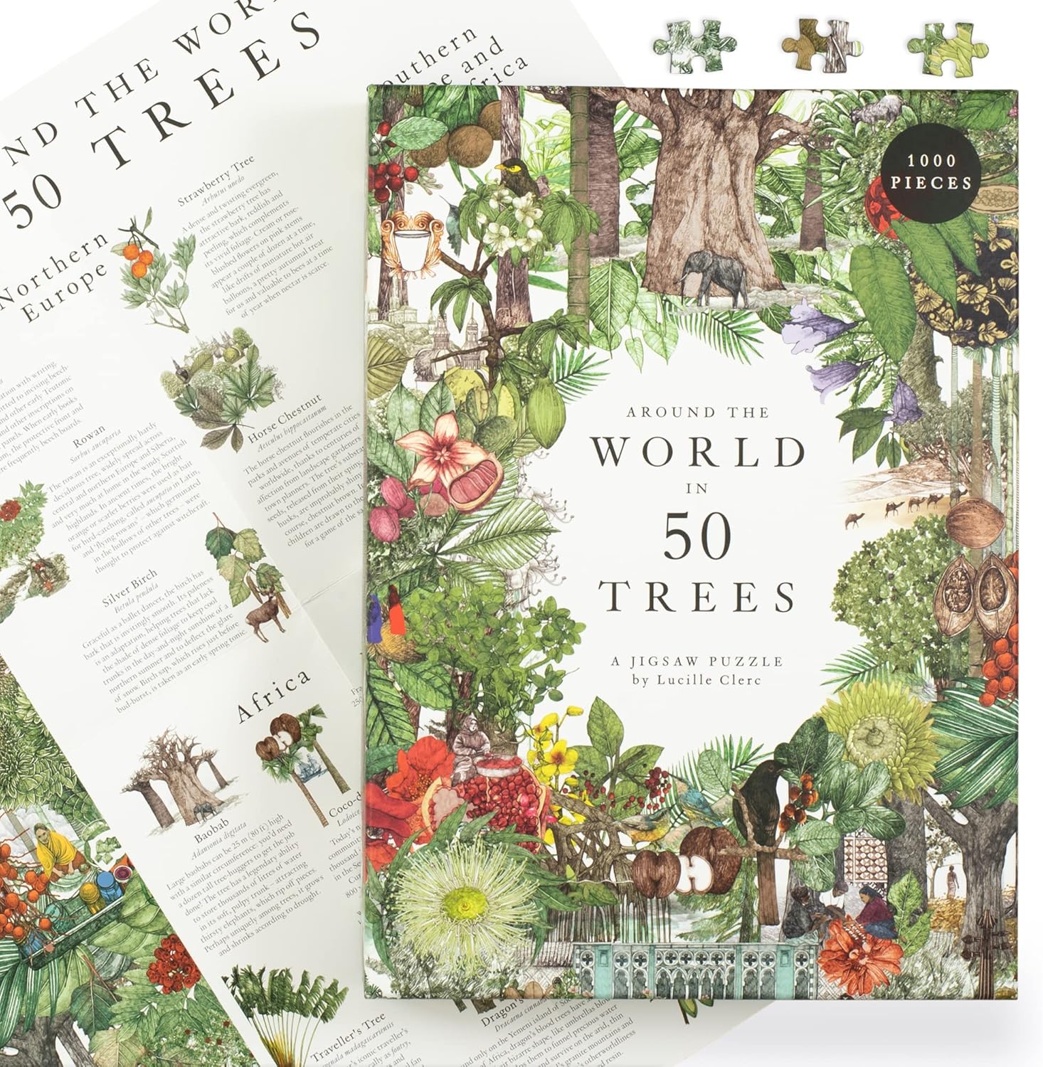 World Of 50 Trees 1000 Piece Jigsaw Puzzle