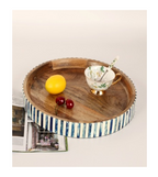 Indigo Stripe Inlay Tray
