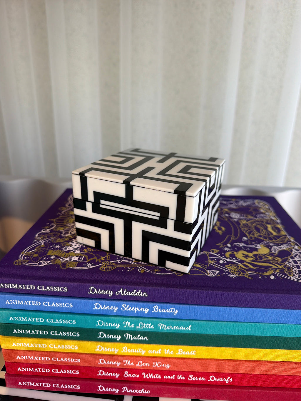 Square Monochrome Geometric Box