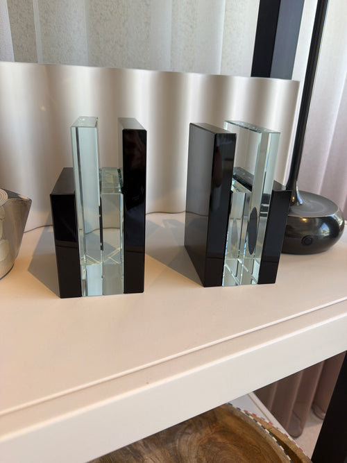 Black and Clear Book Holders
