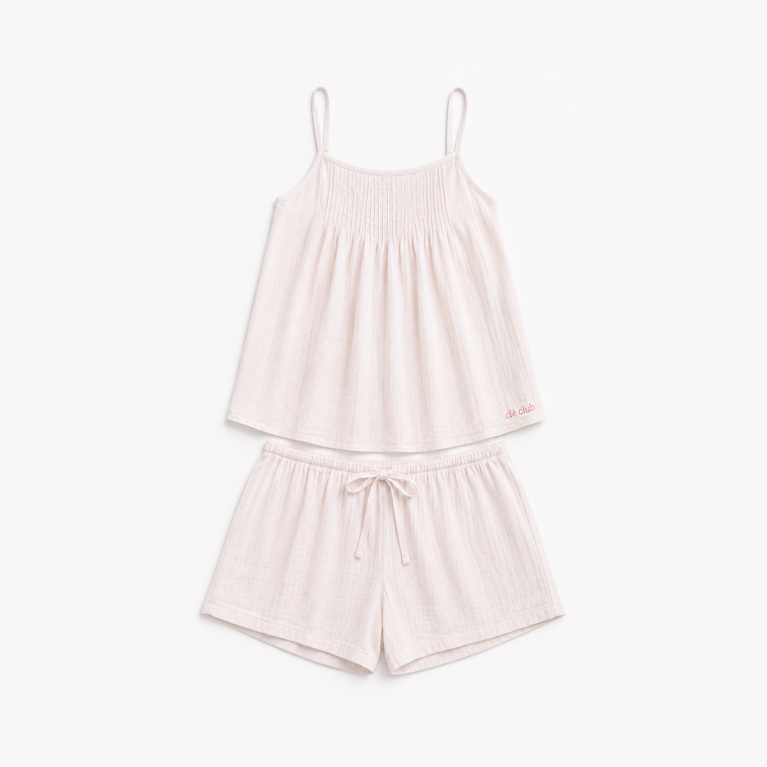 Woman Cotton Cloud Shorts Set