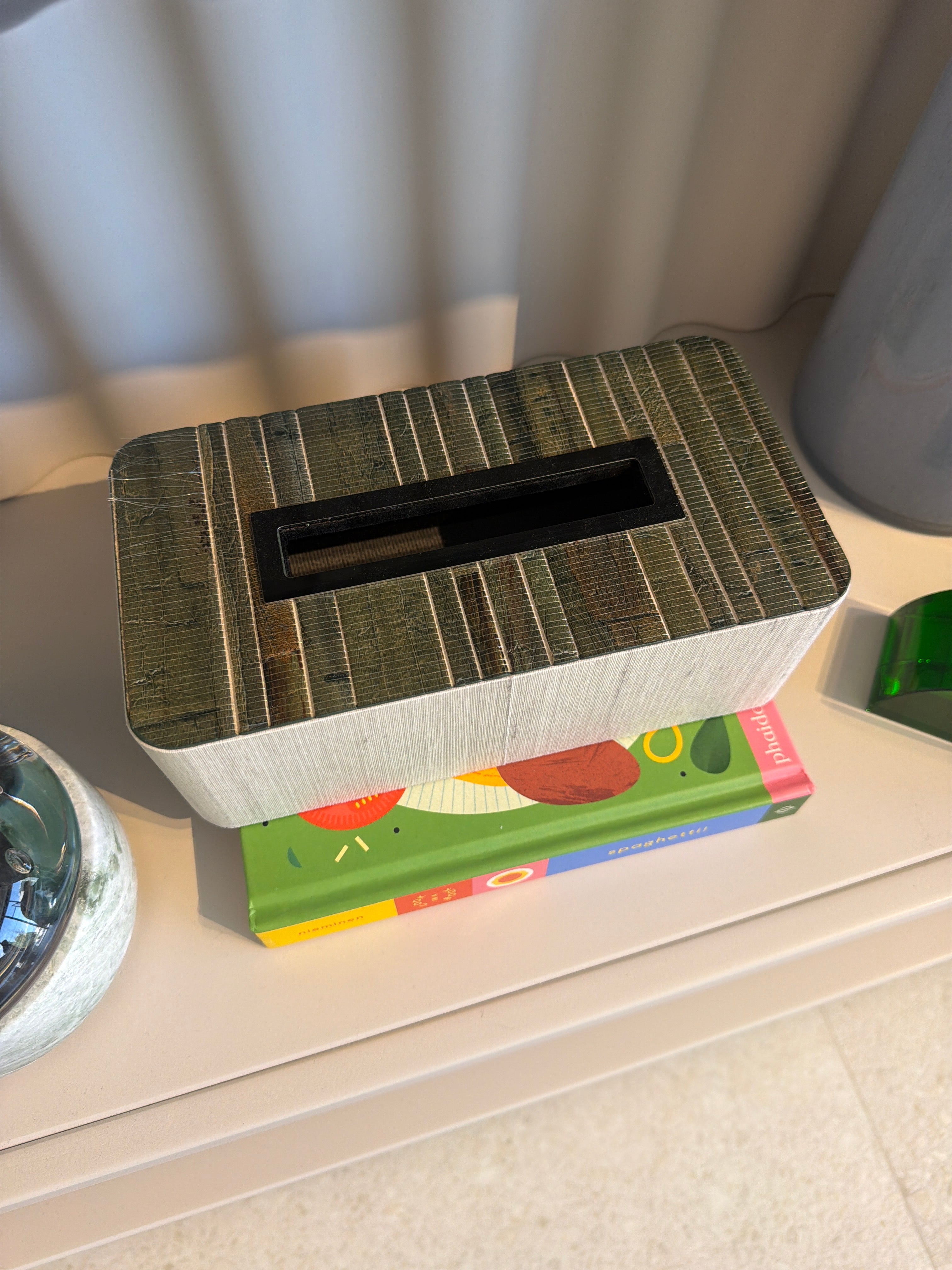 Forest Stripe Tissue Box