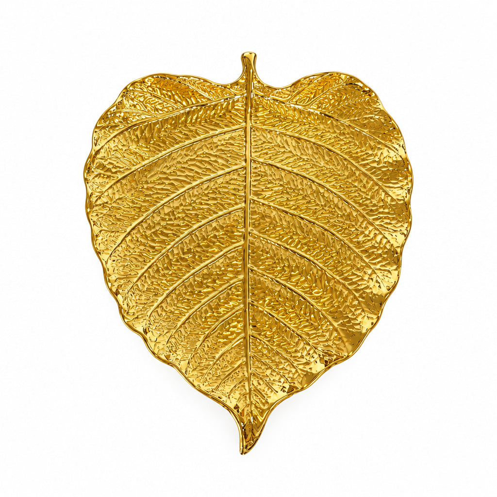 Leaf Golden Plate (Large)