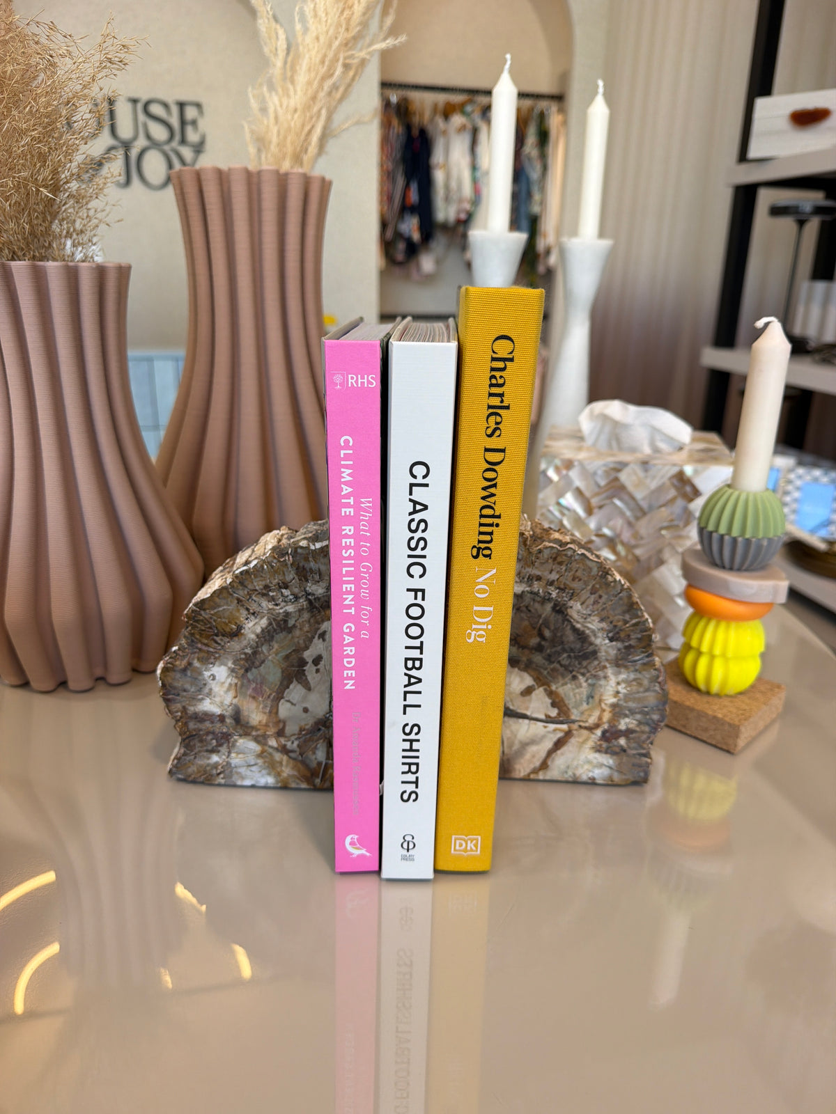 Wooden Bookends