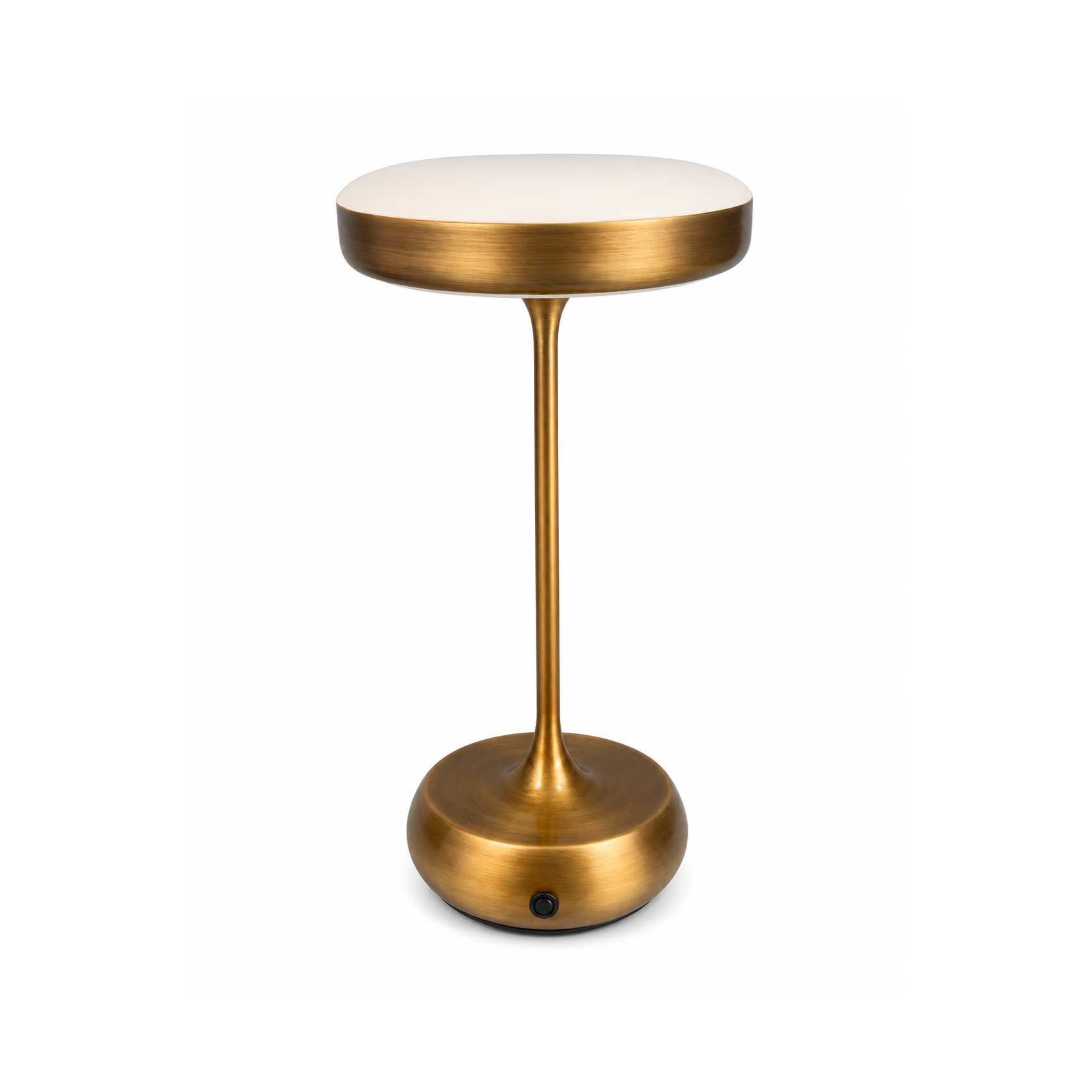 Brass & Opal Table Lamp (Wireless/Chargeable)