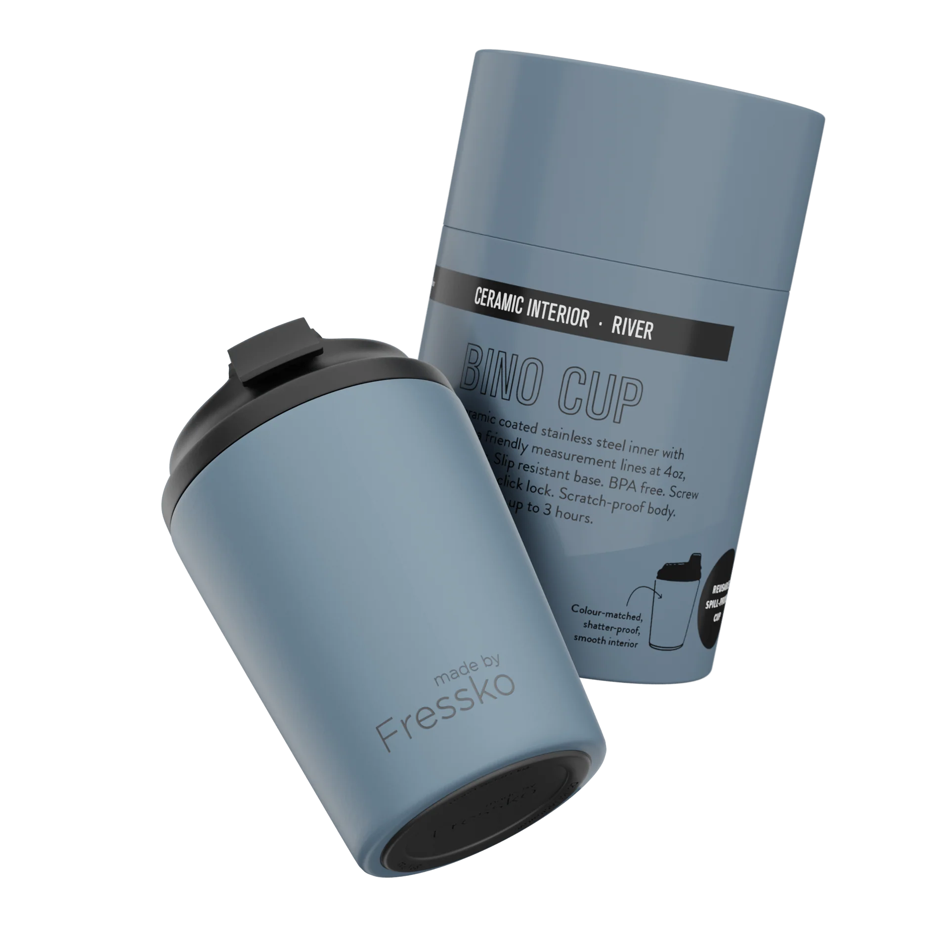 Bino Reusable Coffee Cups (227ml/8oz)