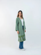 Bahja Long Kimono - Green