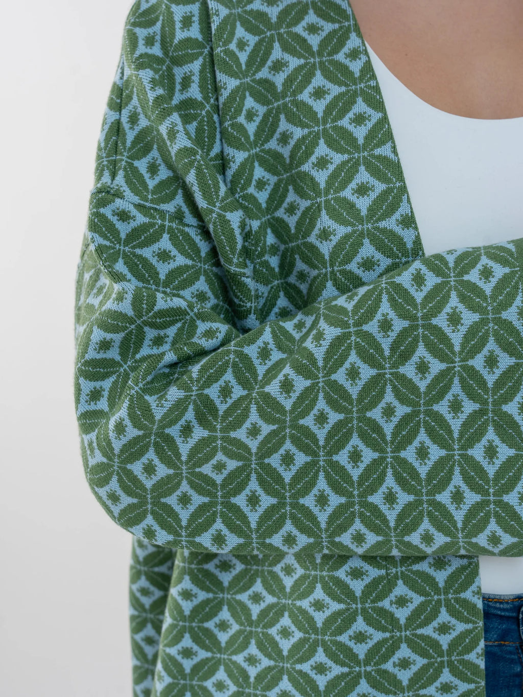 Bahja Long Kimono - Green