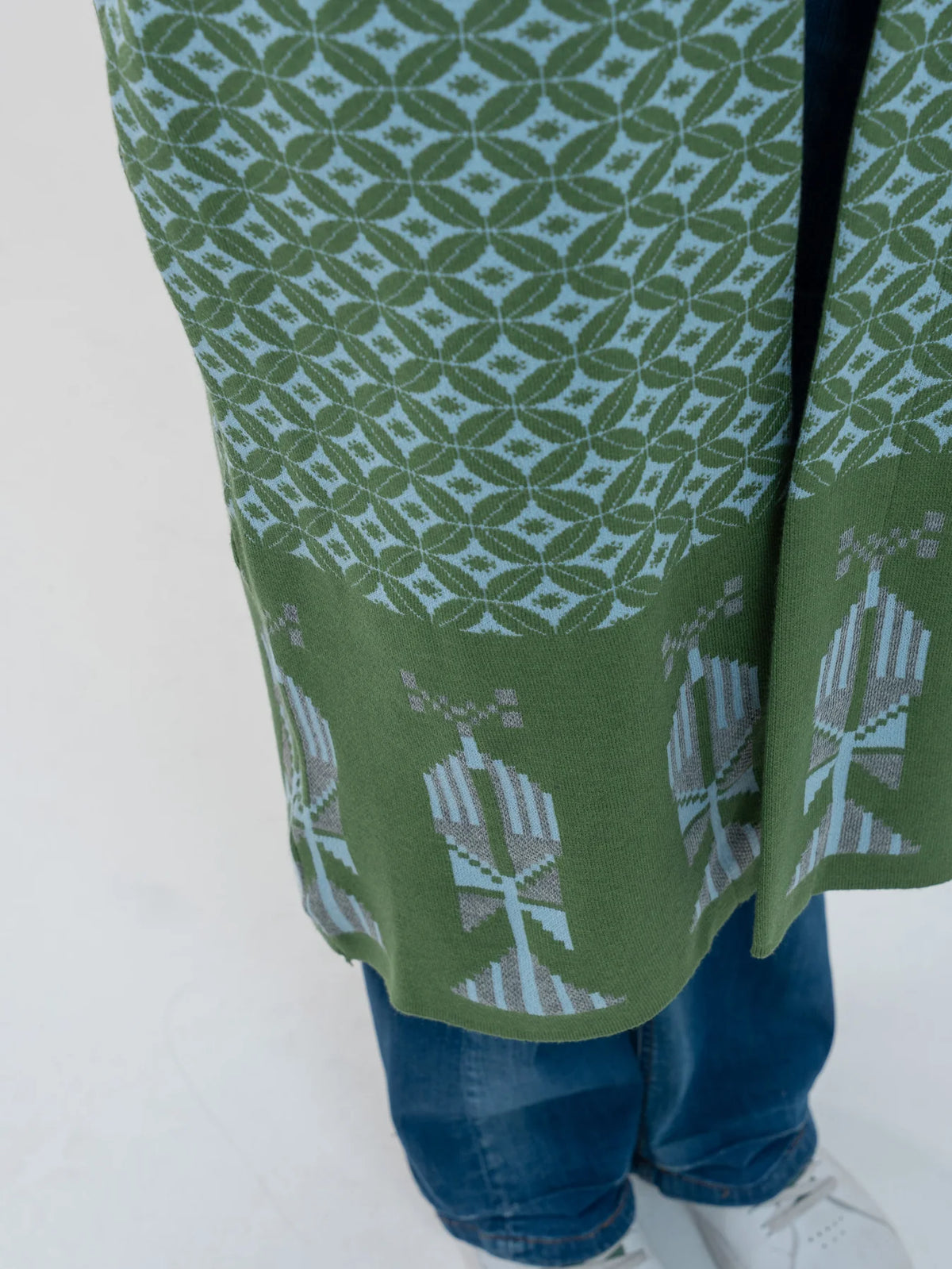 Bahja Long Kimono - Green
