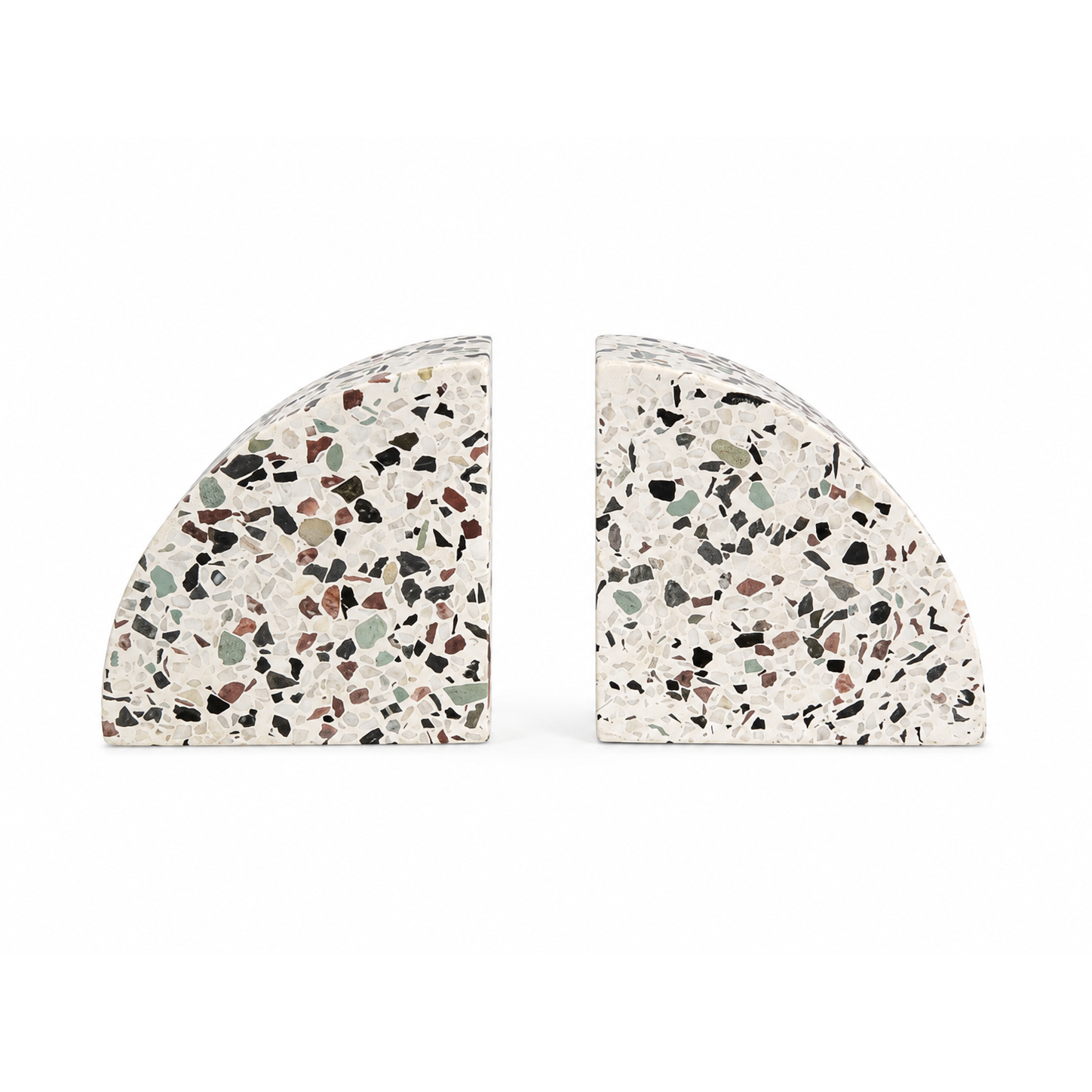Granite Half-Moon Bookend