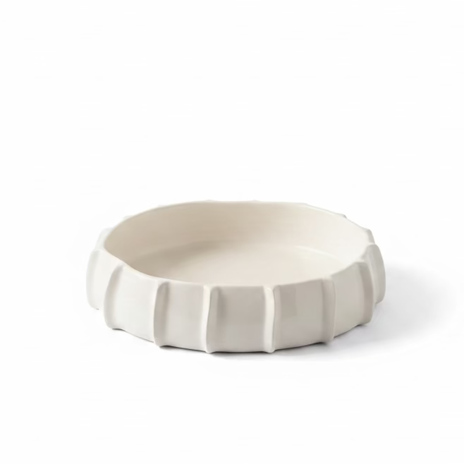 White with Fins Plate