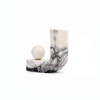Marble Sphere Bookends/Tissue Holder