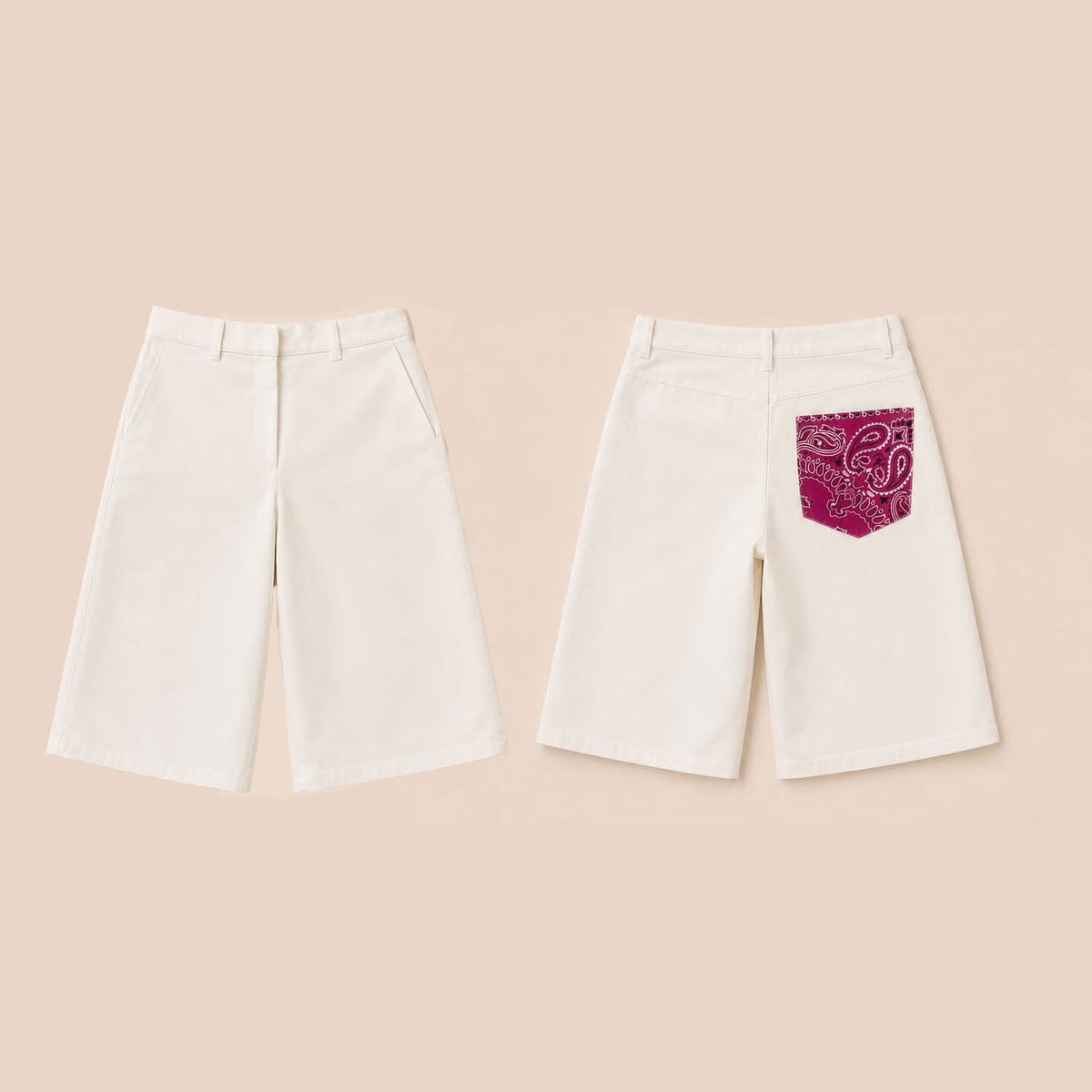 Bandana Jorts Pocket (Random Colors)
