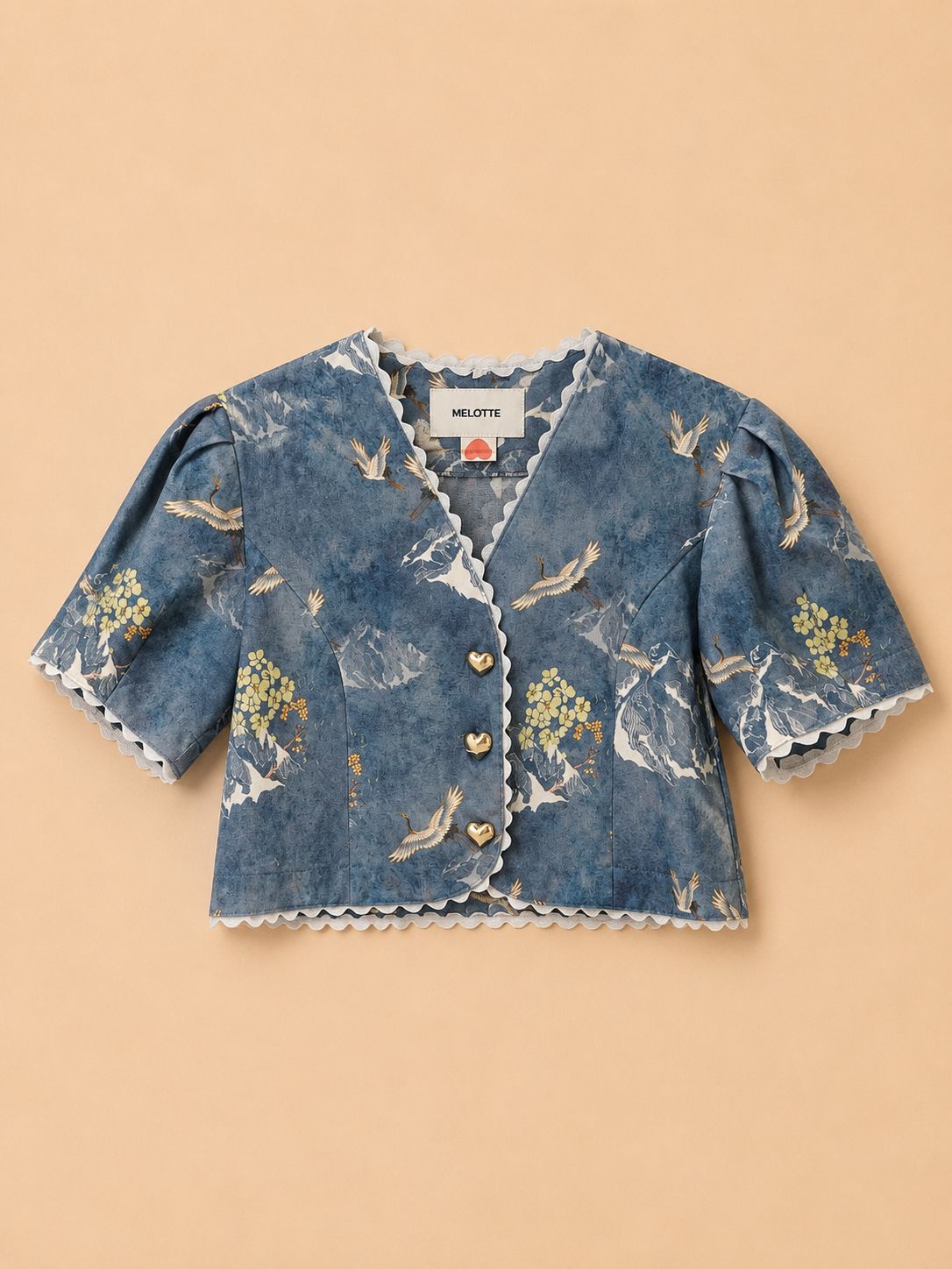 Blue Swan Blouse