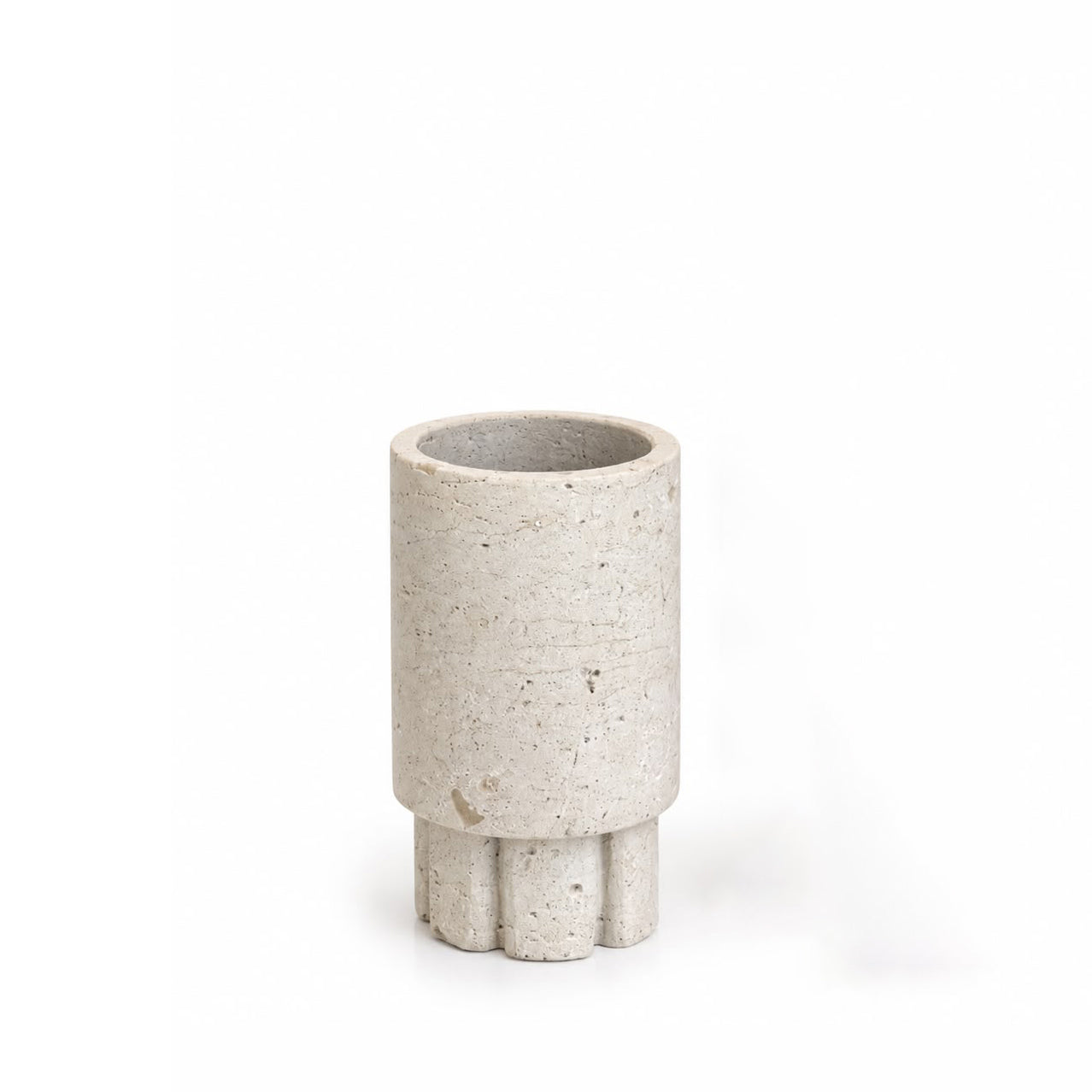 Travertine Column Vase (Small)