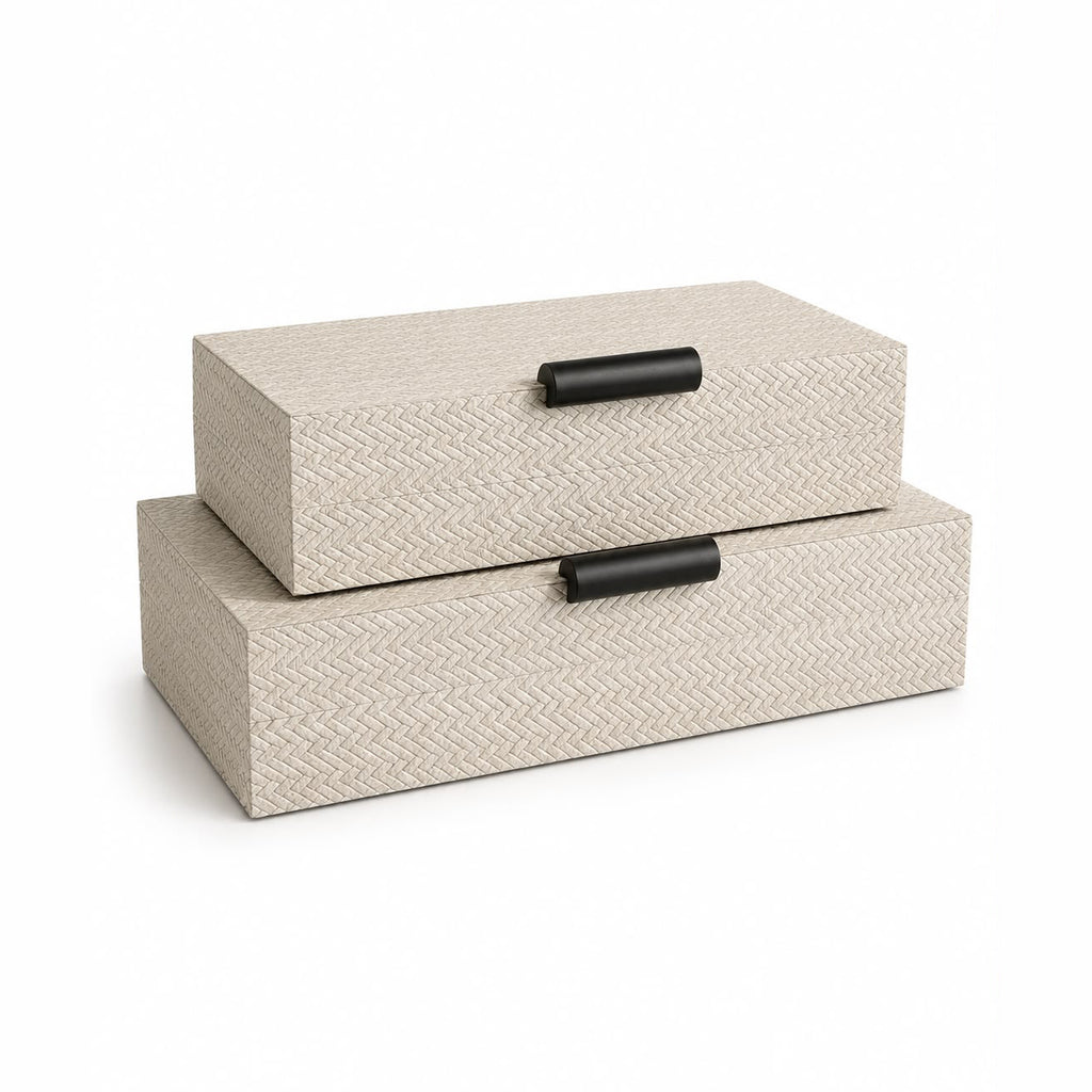 Beige Linen Box (Large)