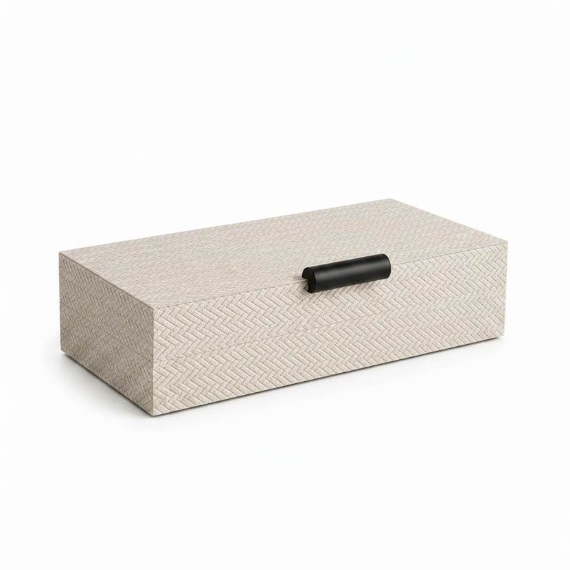 Beige Linen Box (Large)