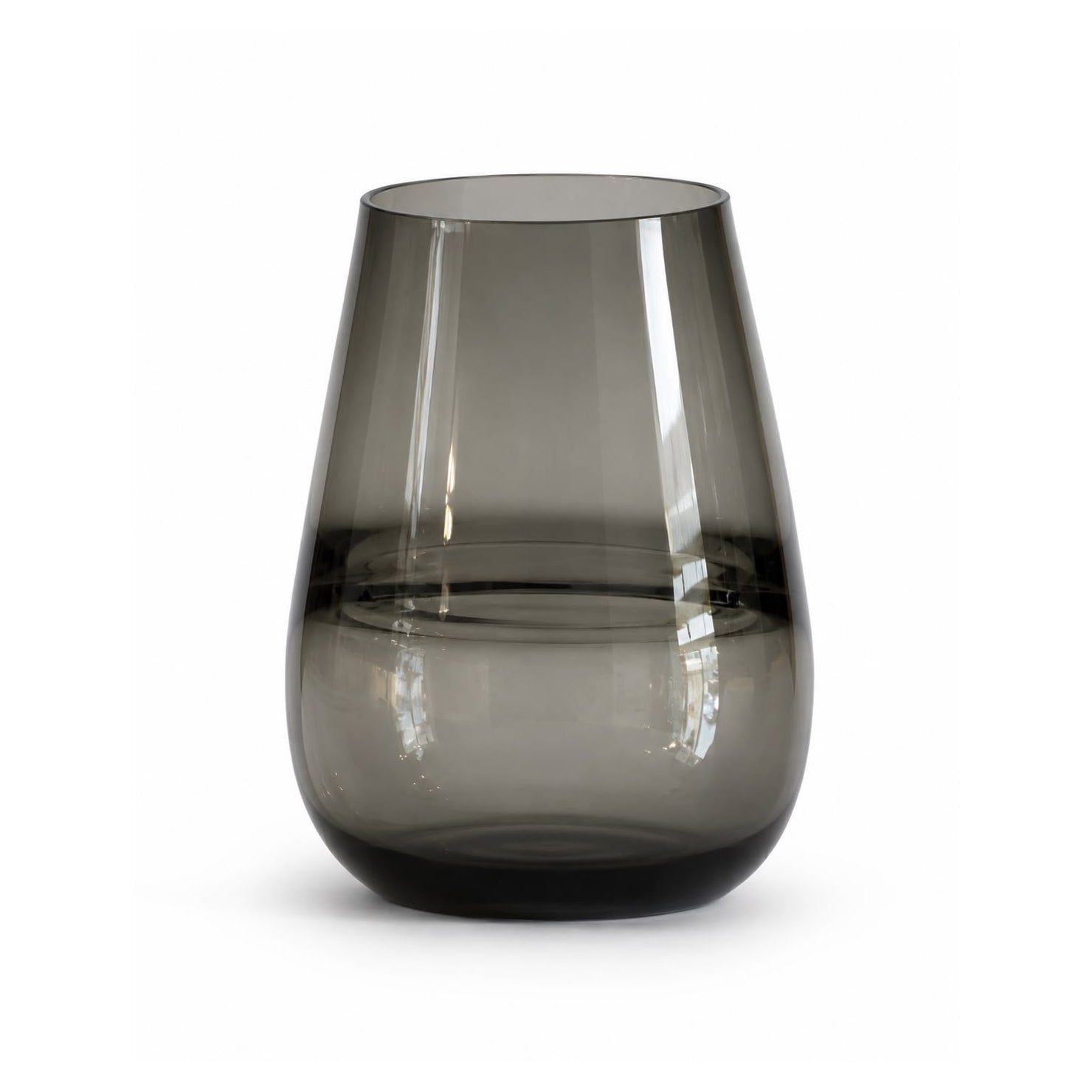 Grey Glass Vase