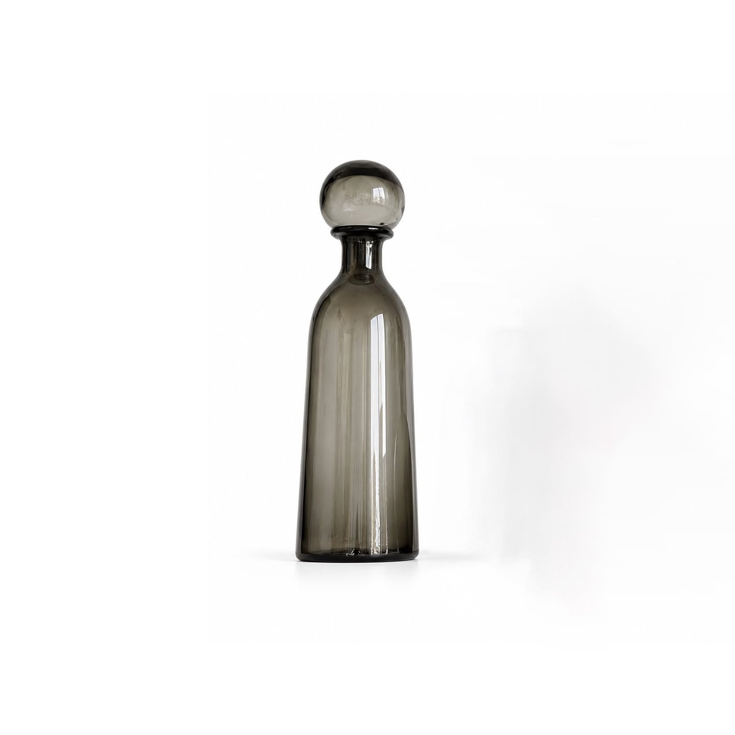 Spherical and Top-Neck Glass Vase (Long)