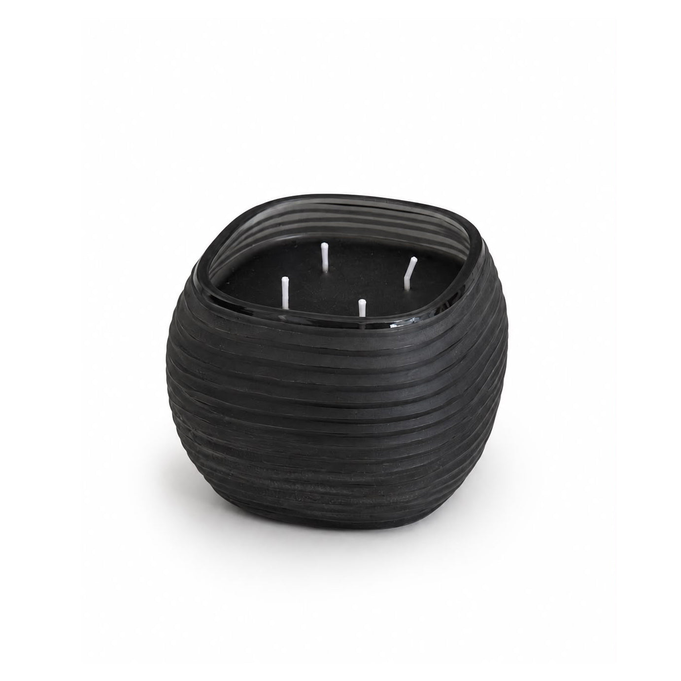 Black Glass Candle