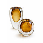 Amber Crystal Vase (Small)