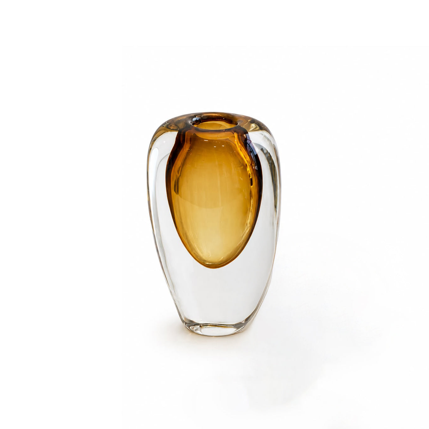 Amber Crystal Vase (Medium)