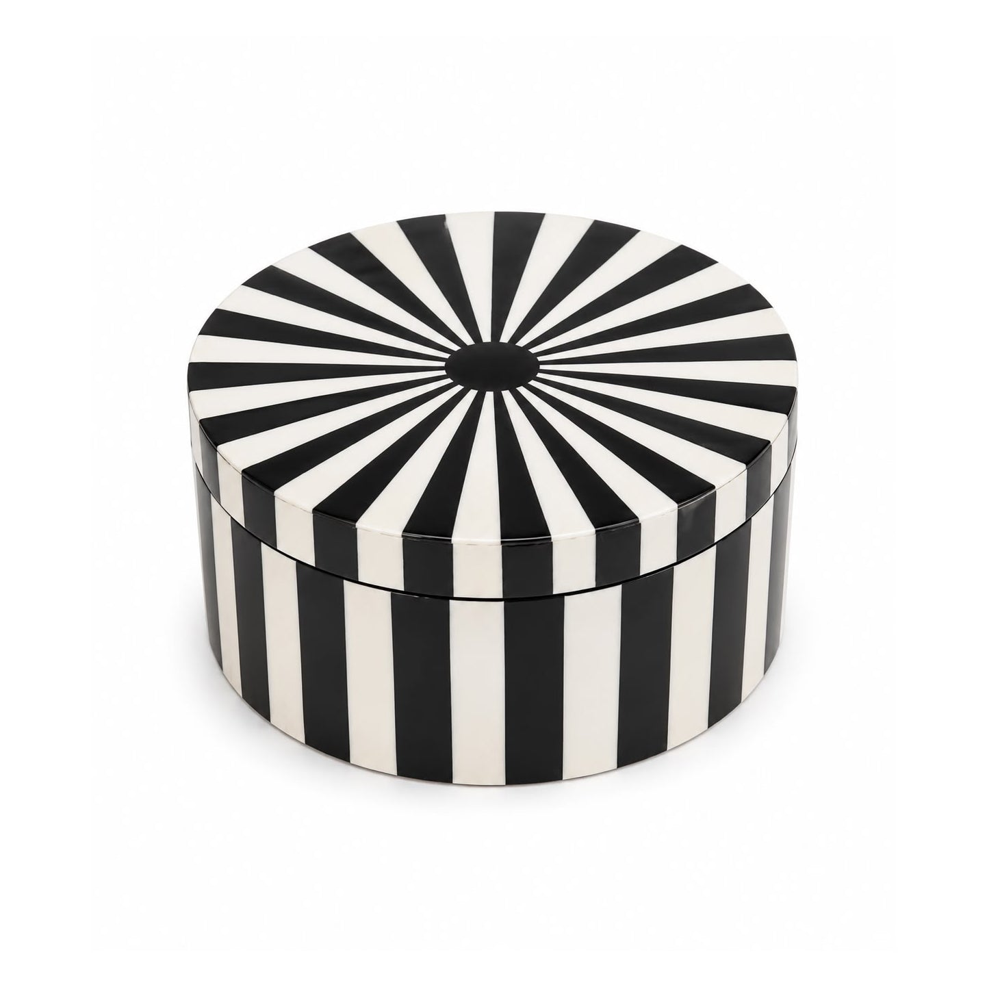 Round Monochrome Geometric Box